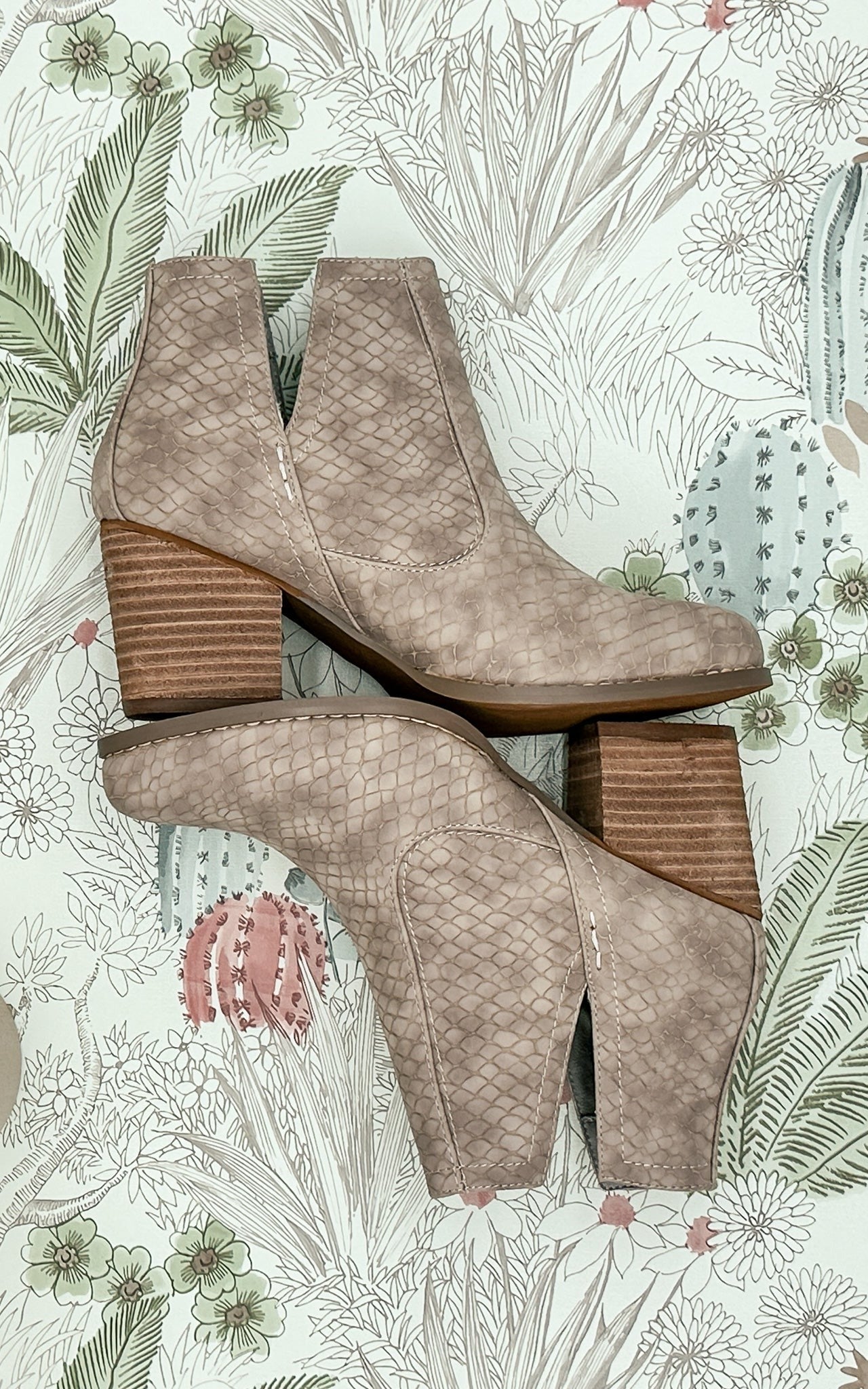 Tarim Bootie in Taupe MadreForte LLC