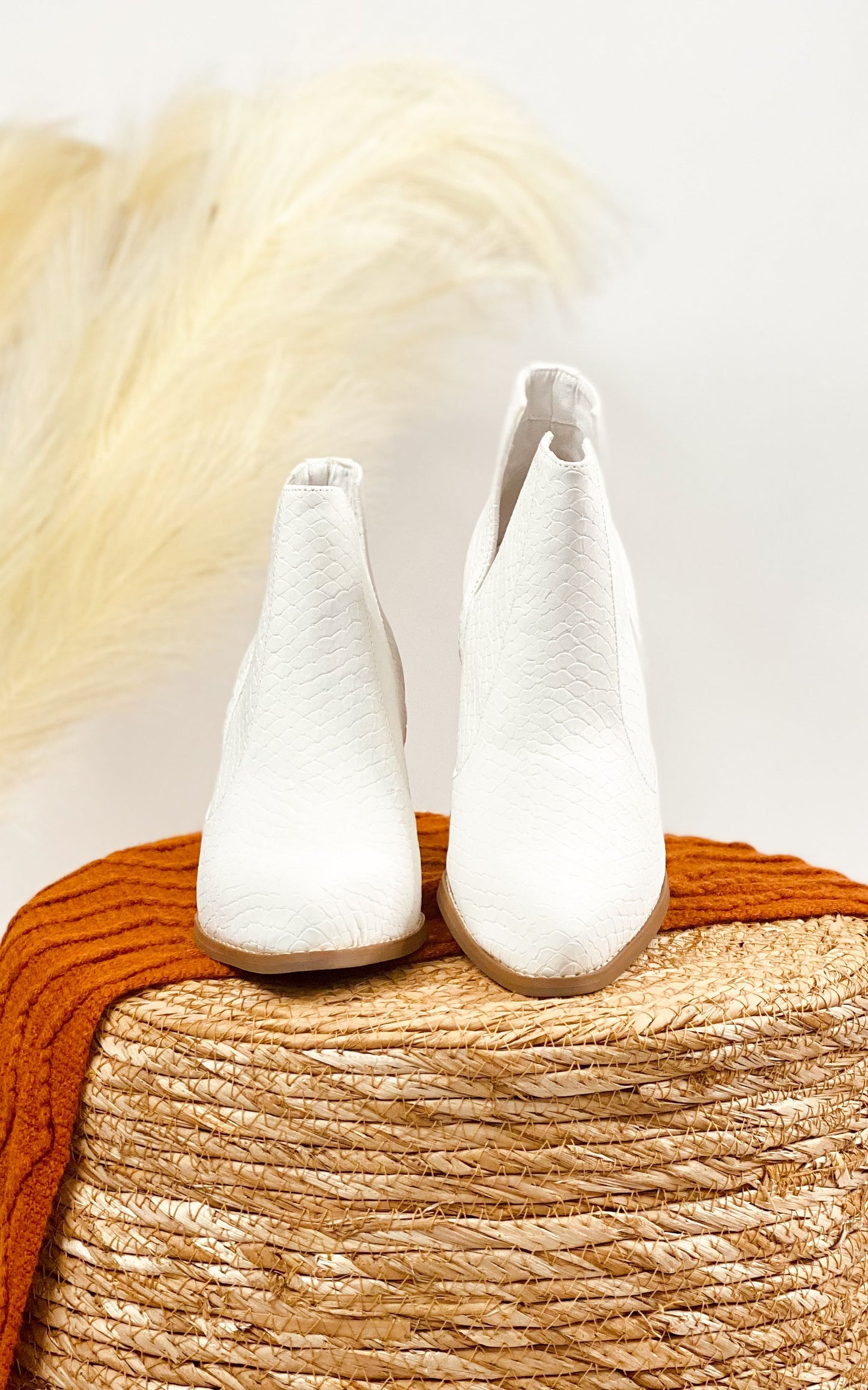 Tarim Bootie in White MadreForte LLC