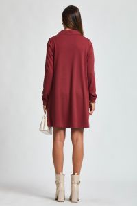 Dear Scarlett Anywhere Travel Dress in Cabernet