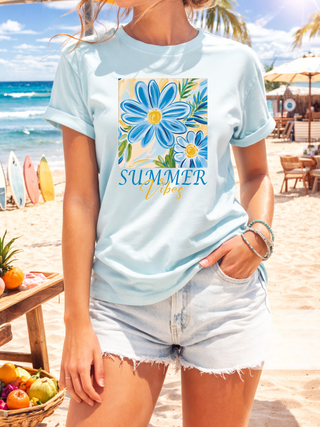 Floral Summer Vibes T Shirt
